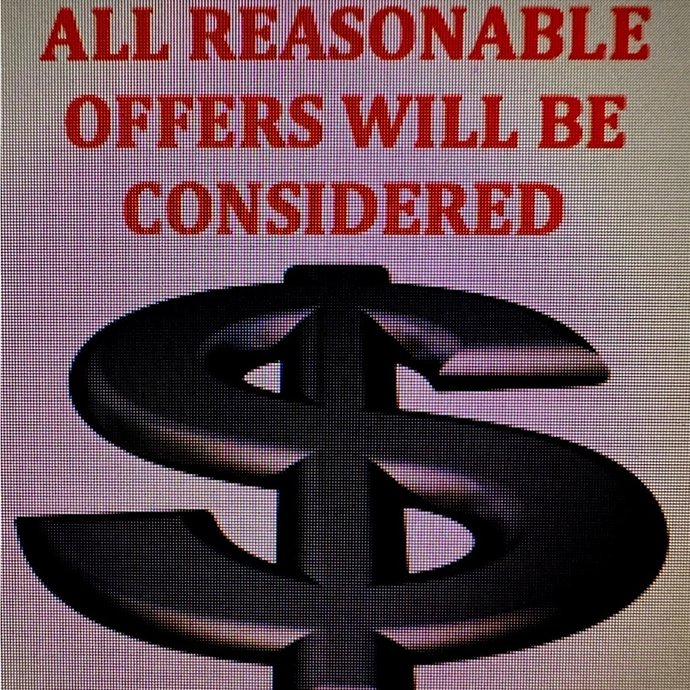 Open to reasonable offers…